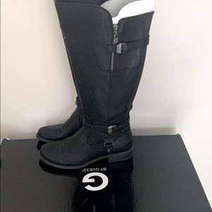 Guess riding boots wide calf 8